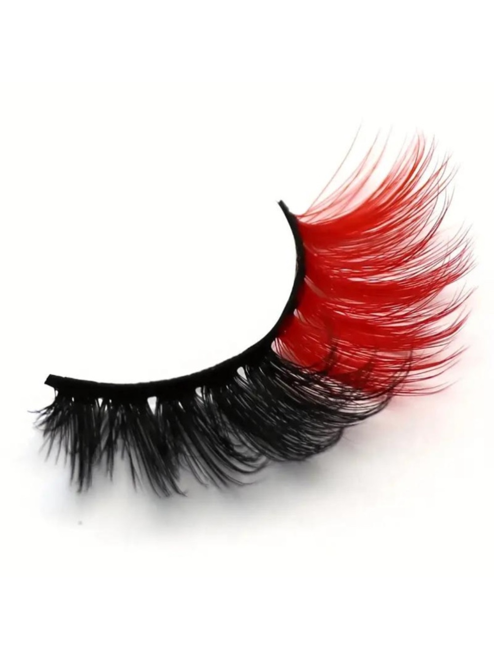Wispy Red Lashes